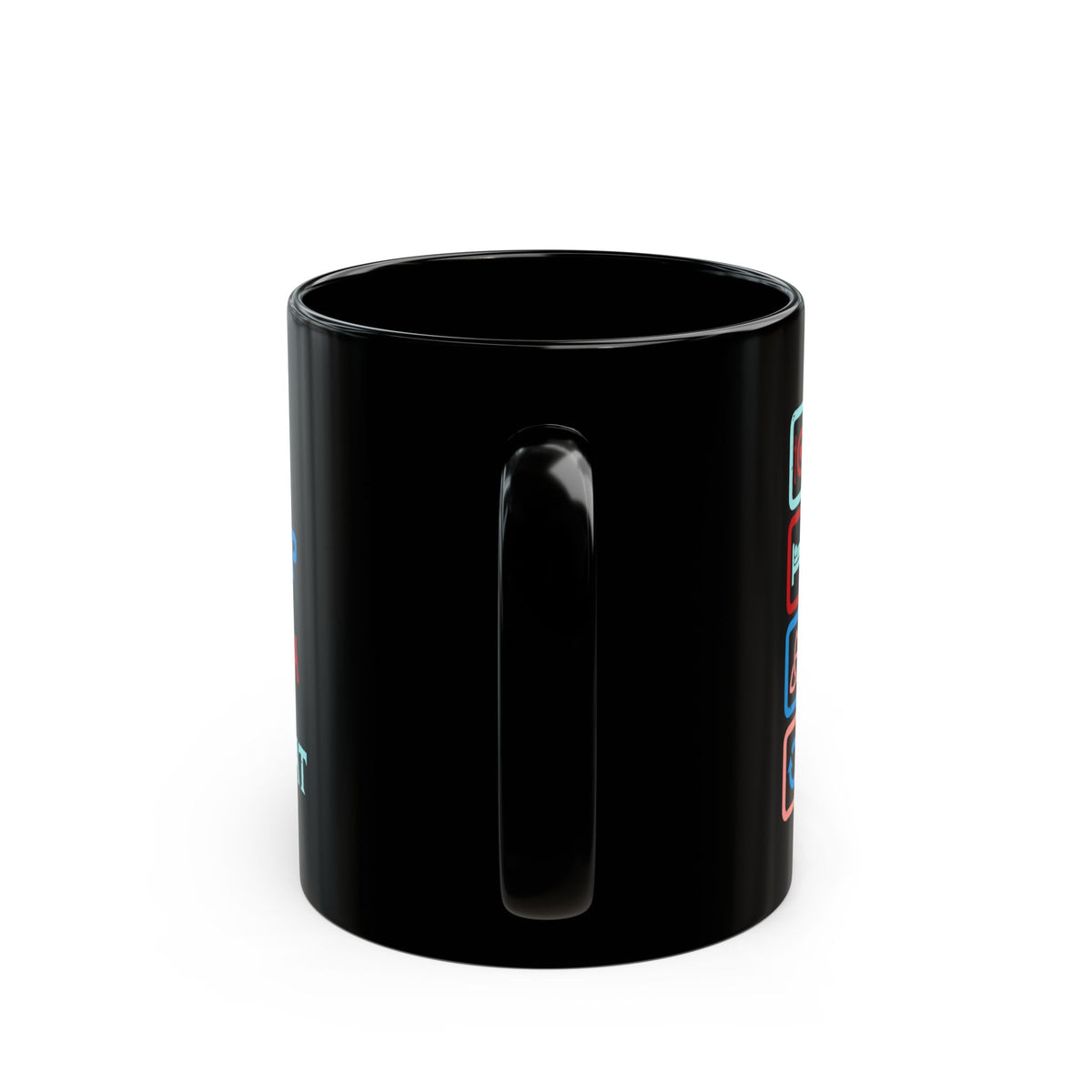 EAT SLEEP WICCA REPEAT 11oz Black Mug