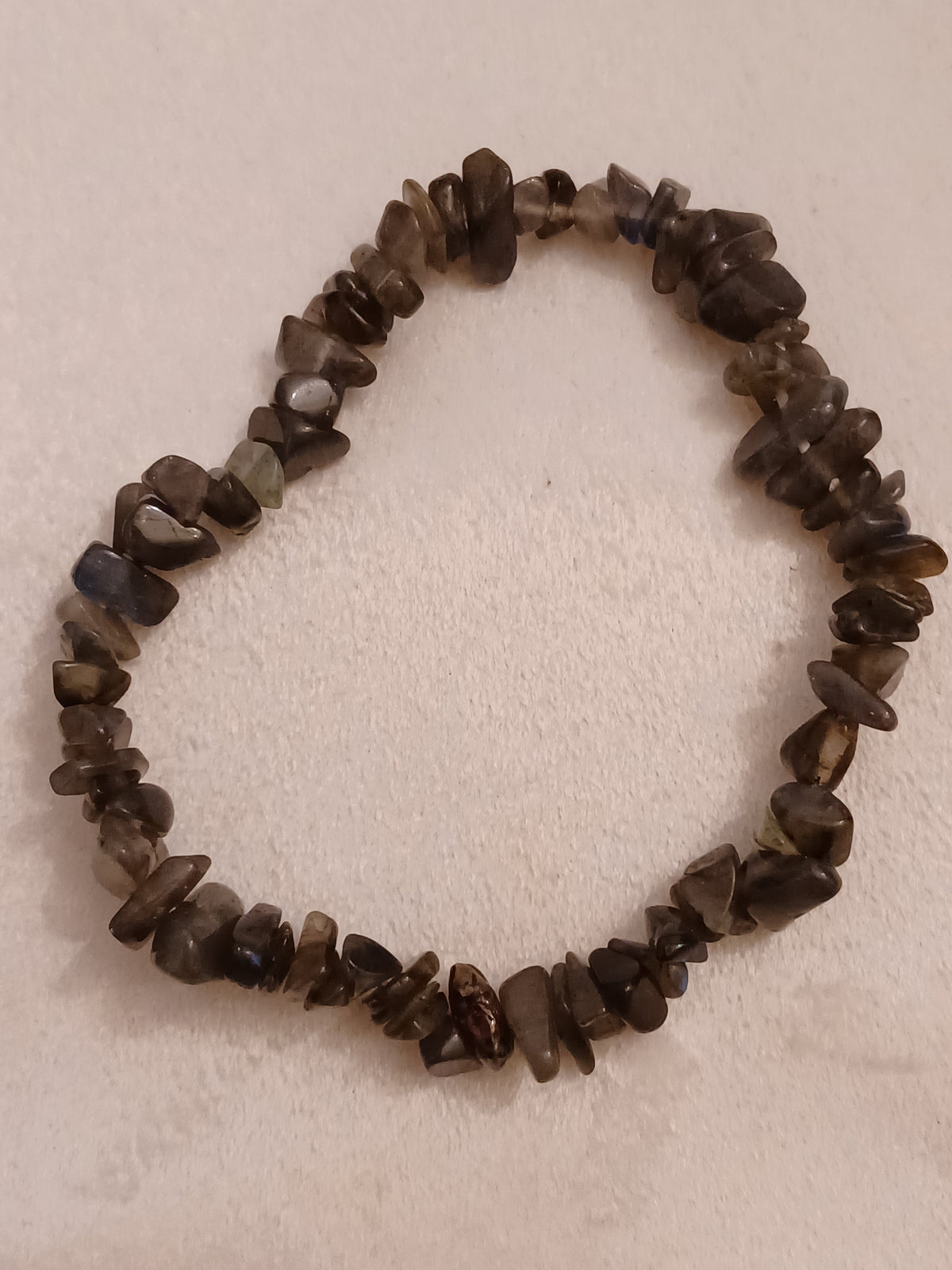 Smokey Quartz Natural Stone Stretch Bracelet