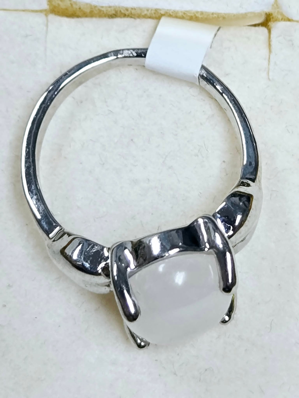 Milky Quartz Ring - Size 7