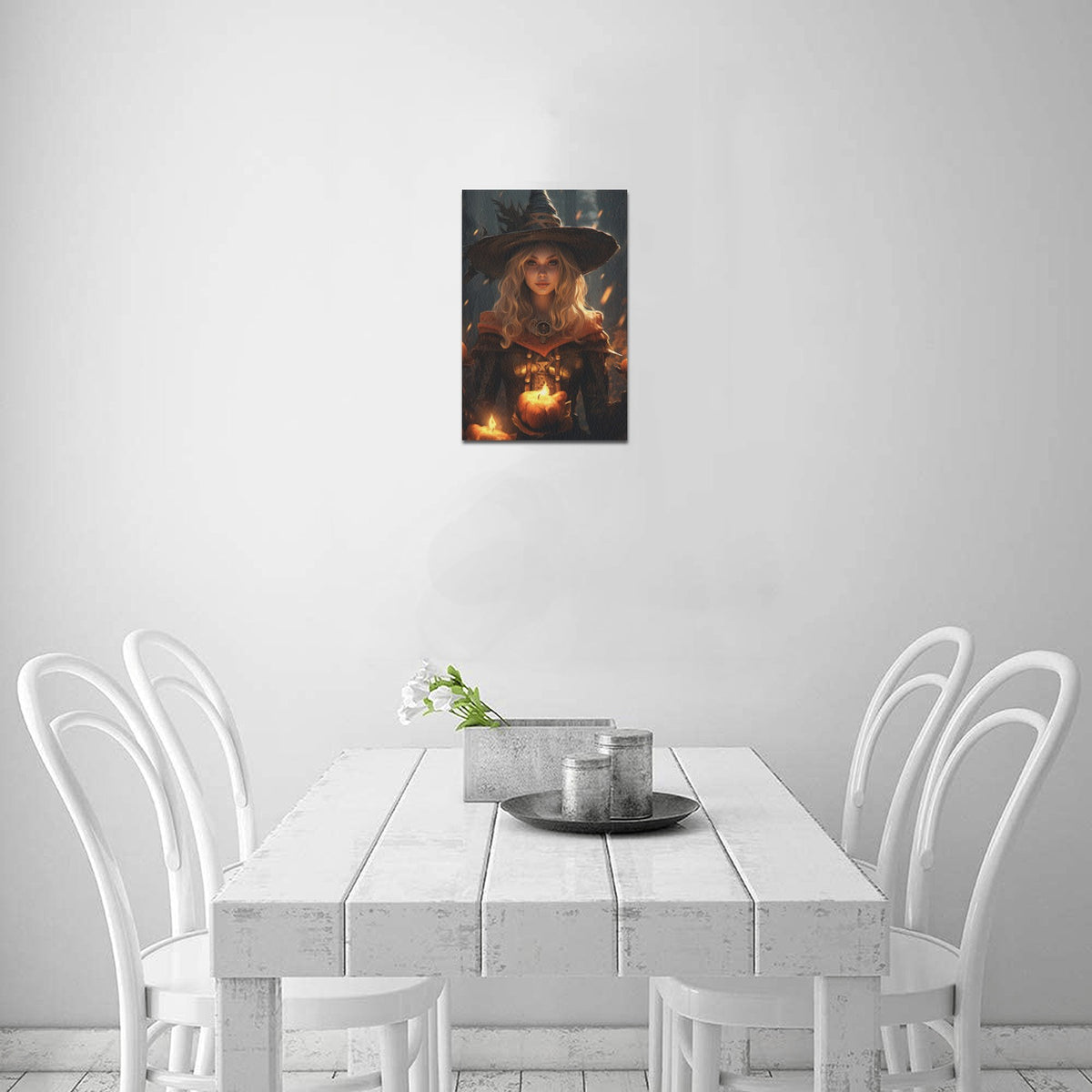 Witch Scene Canvas Print