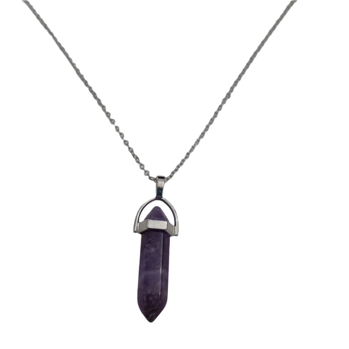 Amethyst Bullet Necklace