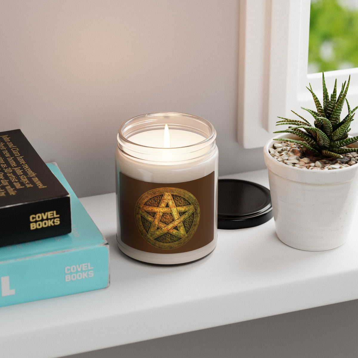 Pentagram Scented Soy Candle 9oz