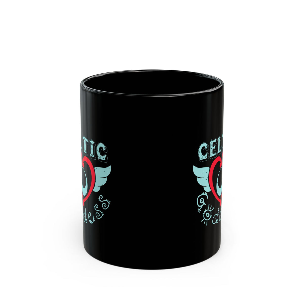 Celtic Goddess 11oz Black Mug