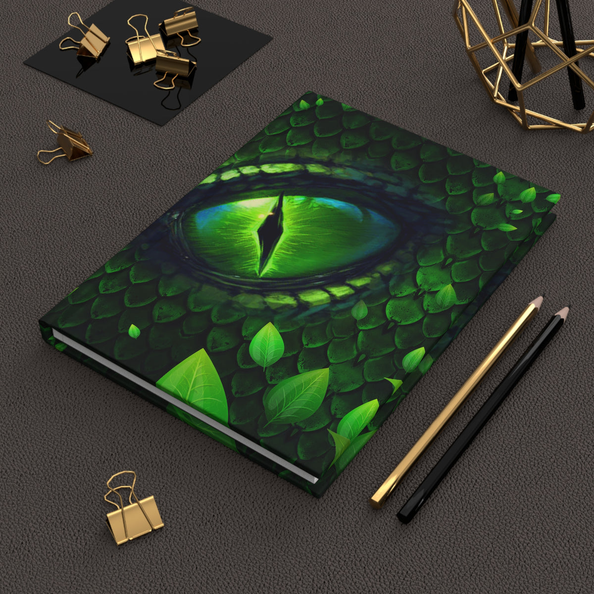 Green Dragon Hardcover Journal Matte