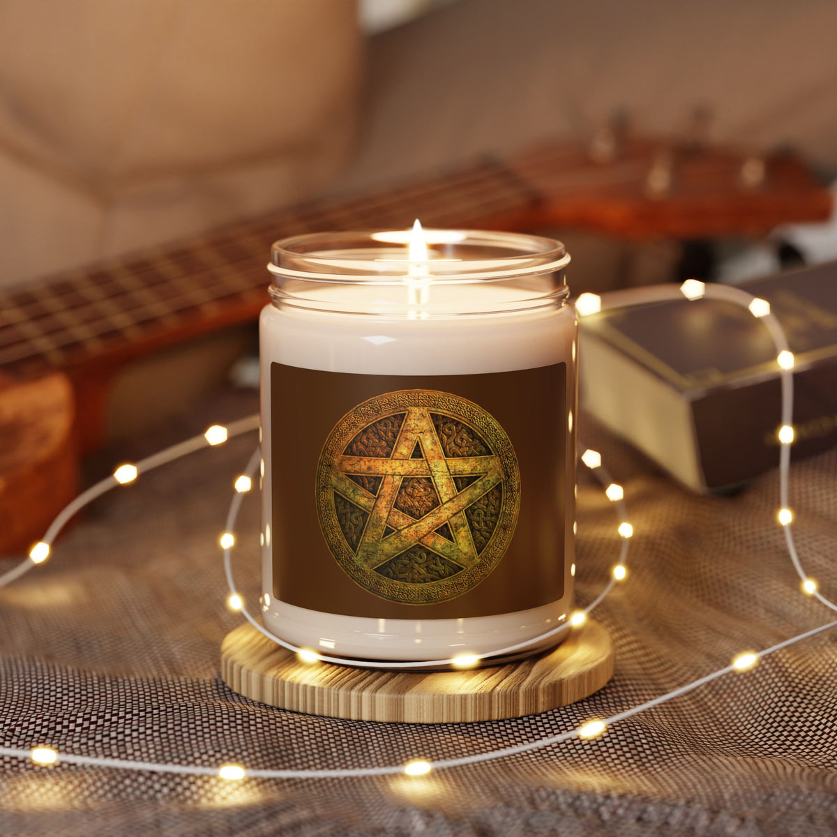 Pentagram Scented Soy Candle 9oz