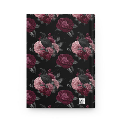 Glitter Skull Hardcover Journal Matte