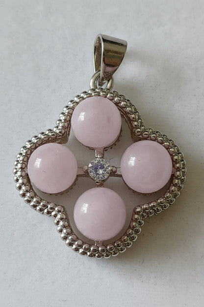 4 Stones + Rhinestone Pendant Necklaces