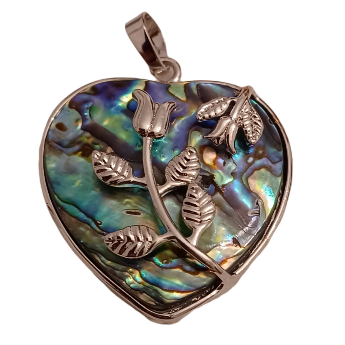 Abalone Heart Pendant