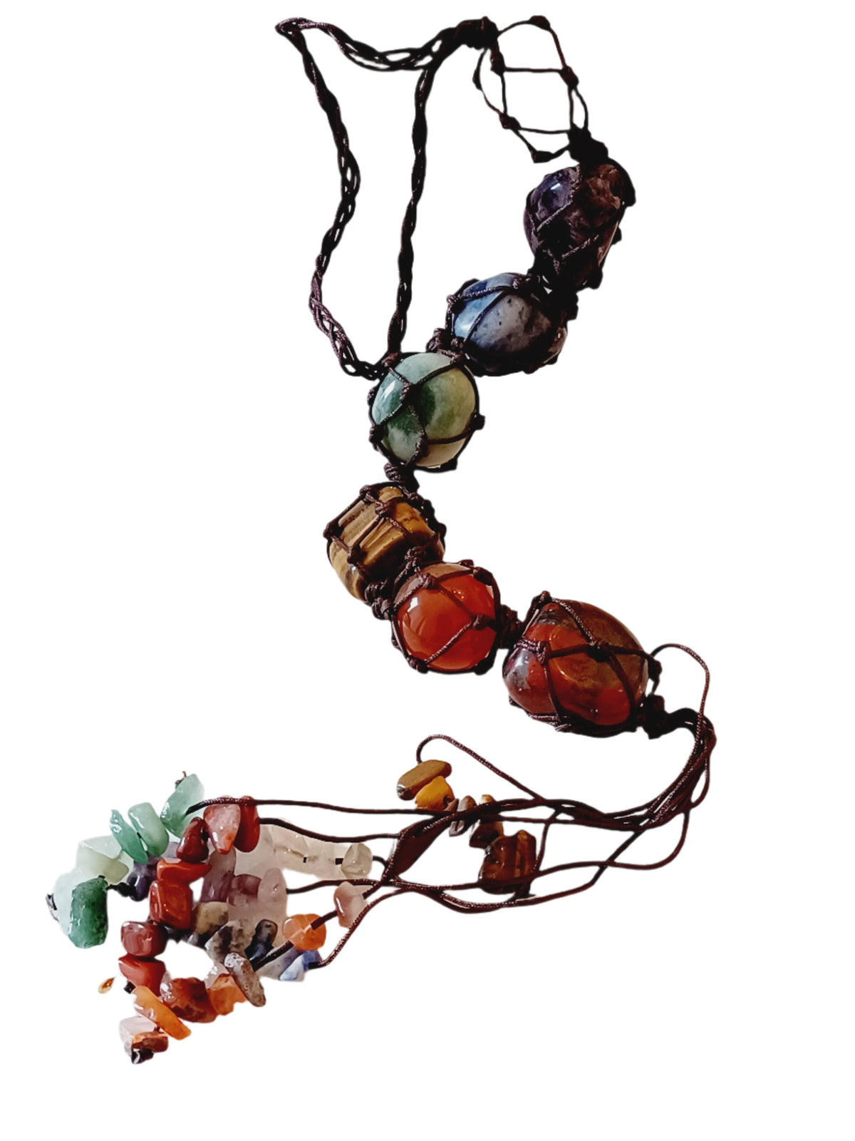7 Chakra Crystals Hanging Ornament