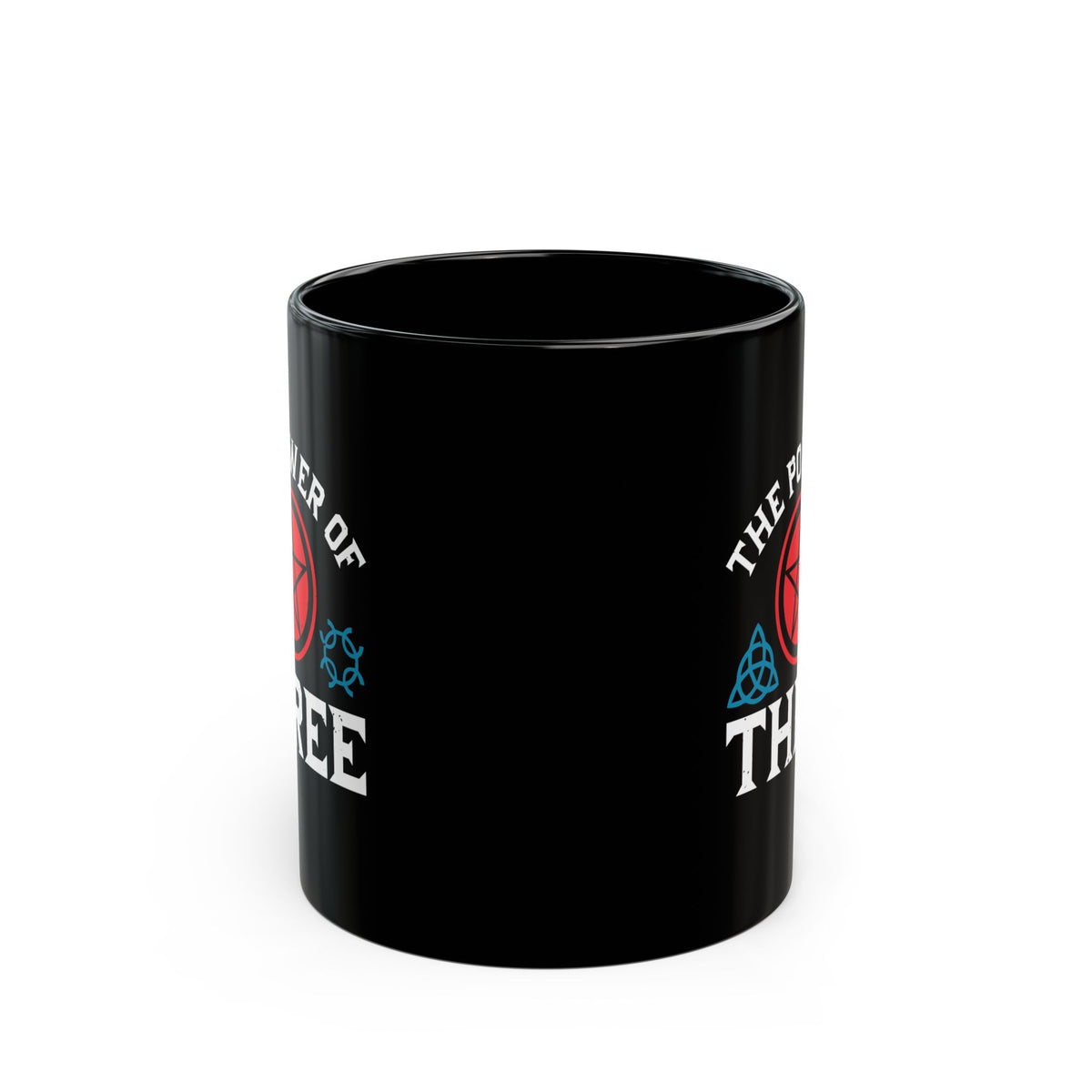 The Power of Three 11oz Black Mug