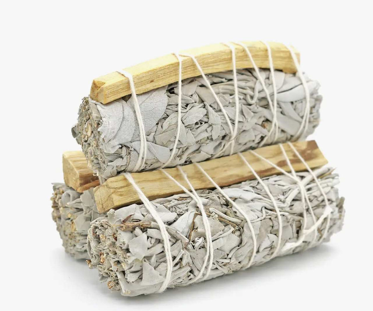 Palo Santo & White Sage Smudge Stick (4 in.)