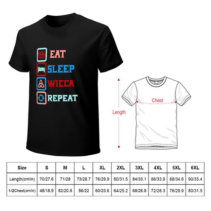 Eat Sleep Wicca Repeat Men's T-Shirt
