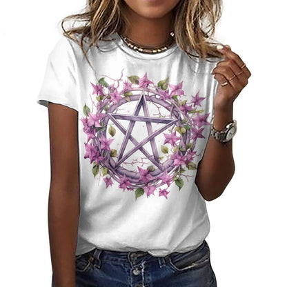 Pentagram Cotton T-Shirt