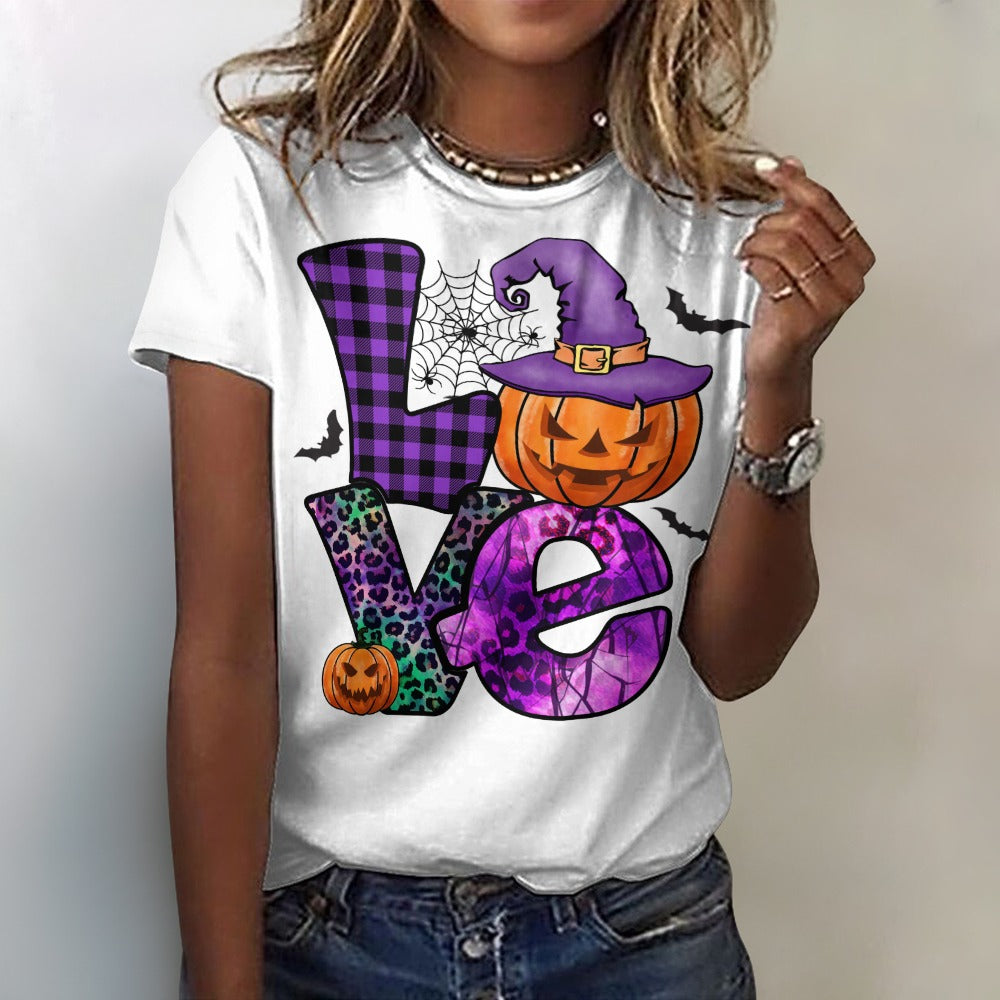 Halloween Love Cotton T-Shirt