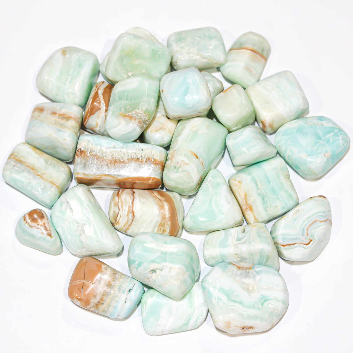 Caribbean Calcite Tumbled Pocket Stone