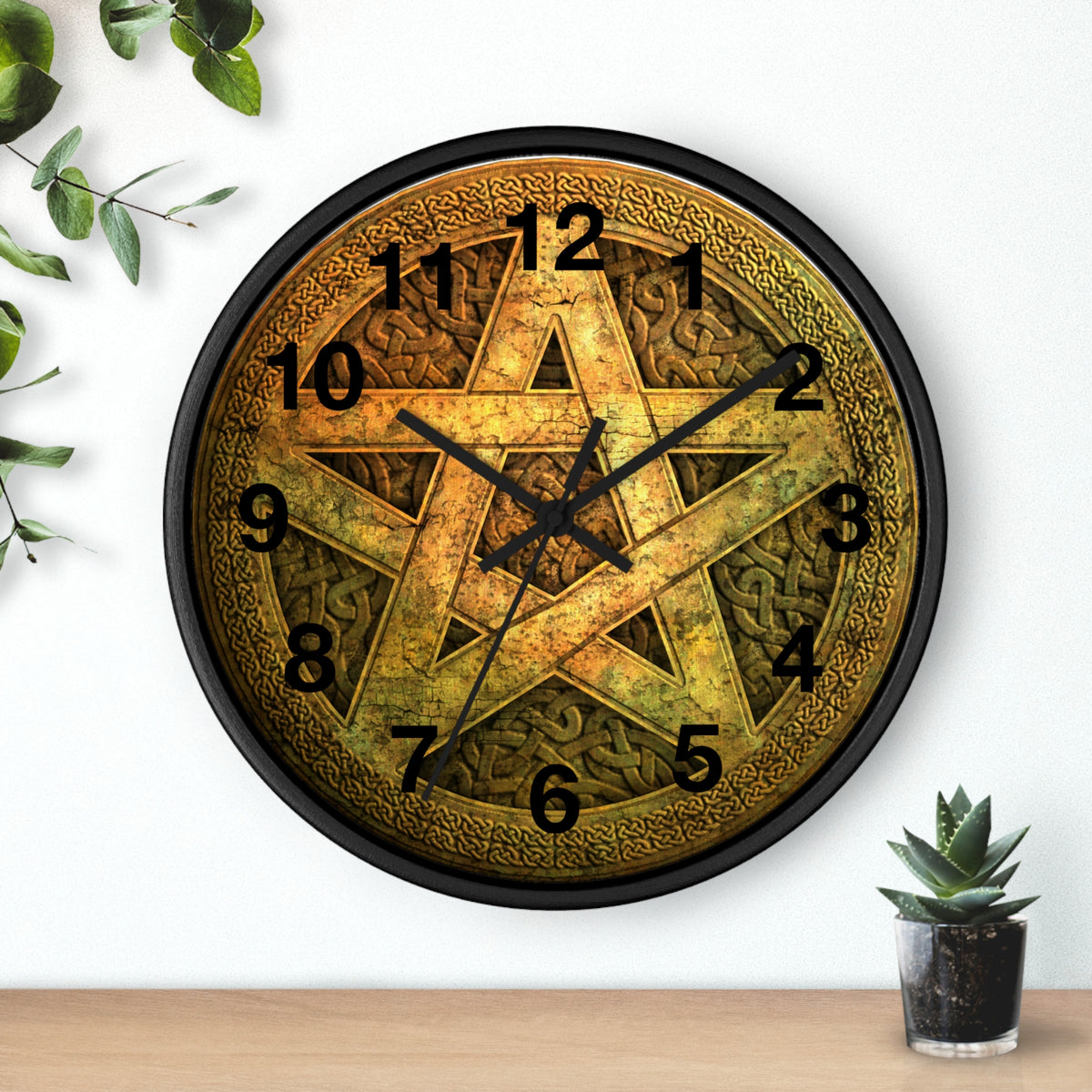 Wiccan Wall clock