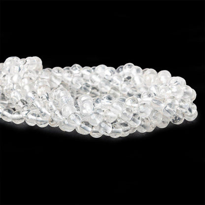 6mm Crystal Quartz Plain Round Beads 14 inch