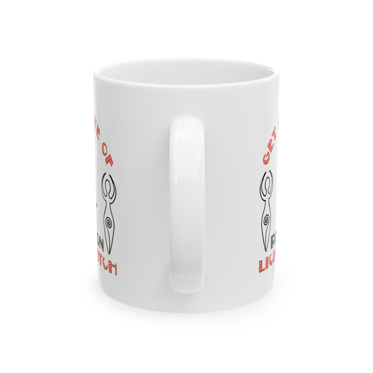 Get a Taste of Religion LICK A WITCH Ceramic Mug 11oz