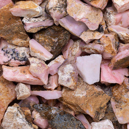 Rough Pink Opal – Raw Stone from Peru