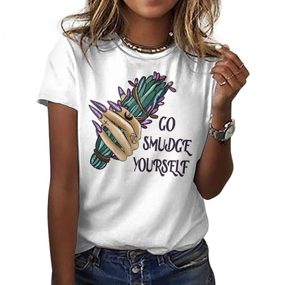 Go Smudge Yourself Cotton T-Shirt