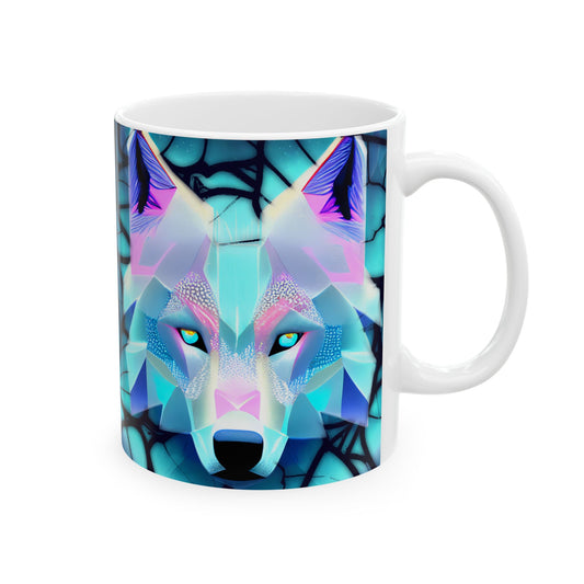 Wolf Ceramic Mug 11oz
