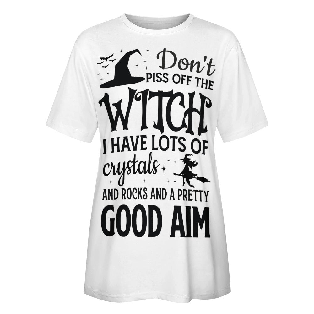 Don't Piss Off The Witch Cotton T-Shirt