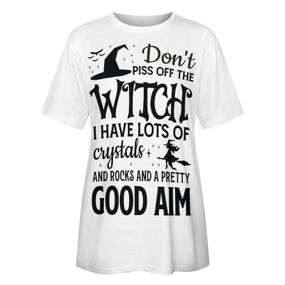 Don't Piss Off The Witch Cotton T-Shirt