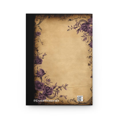 Goth Rose Hardcover Journal Matte
