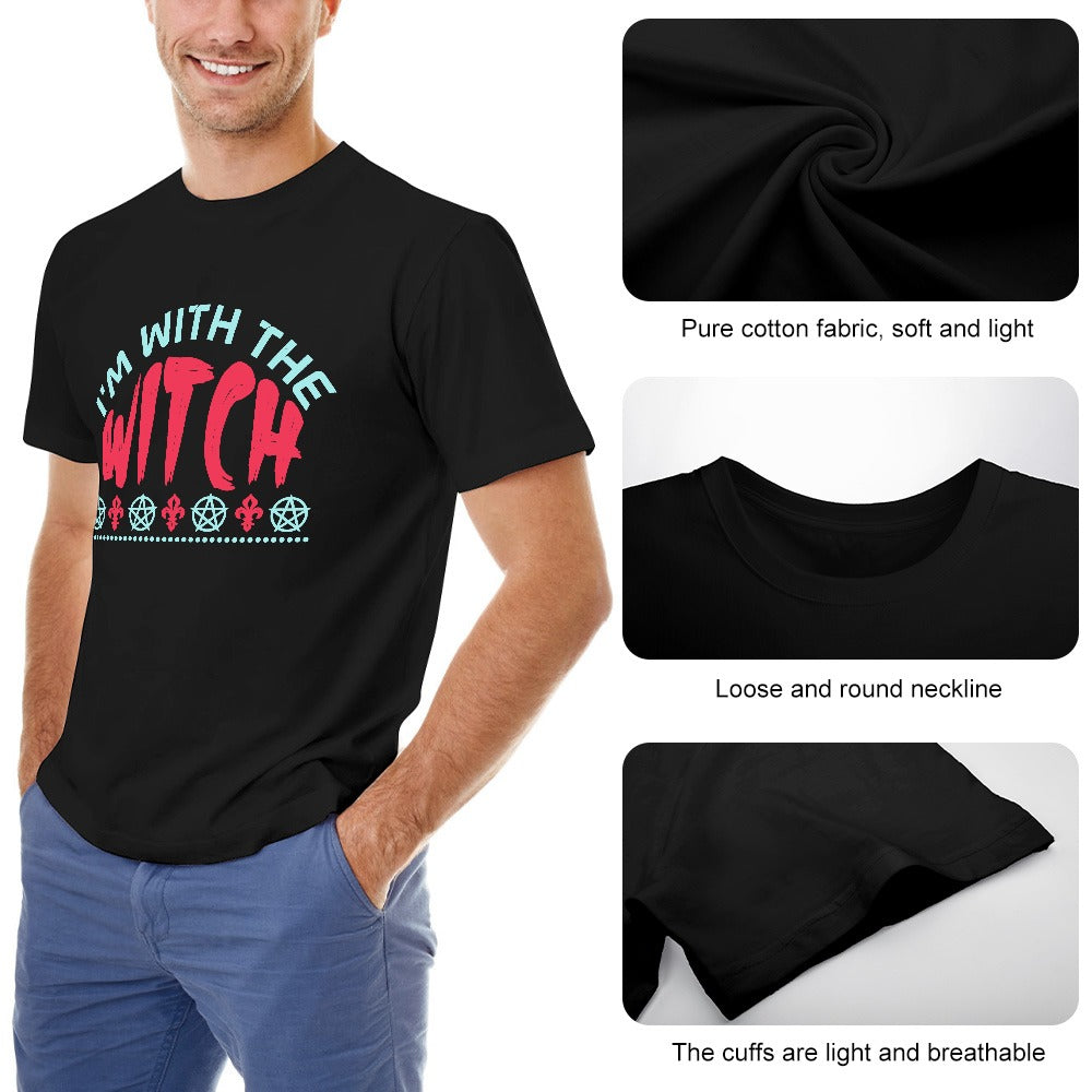 I'm With The Witch Men's T-shirt