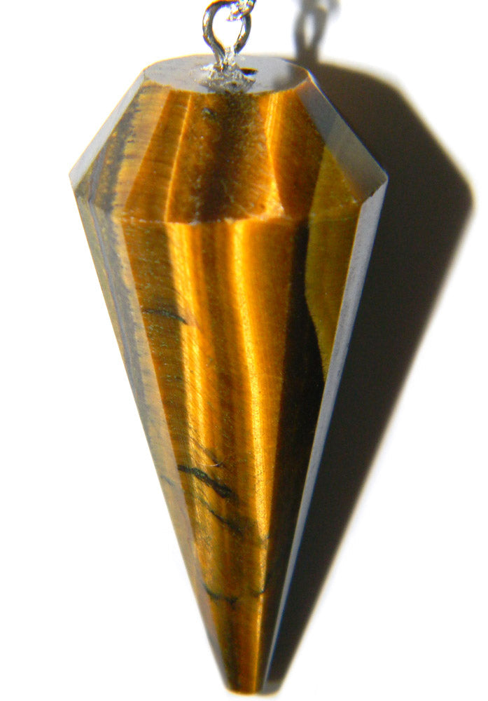 Tiger's Eye Chakra Pendulum