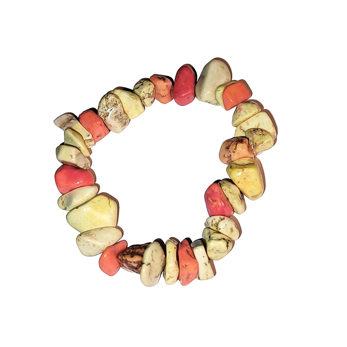 Amber with Howlite Bracelet