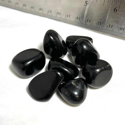Black Obsidian Tumbled Pocket Stone