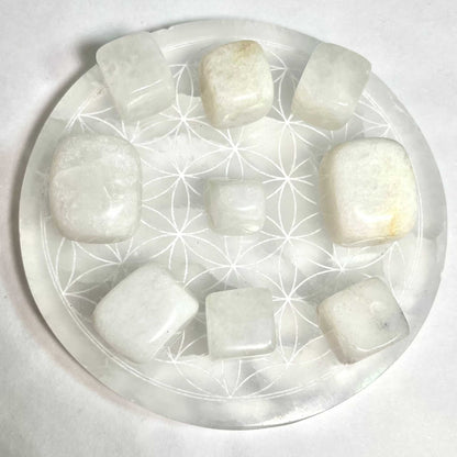White Jade Tumbled Stone