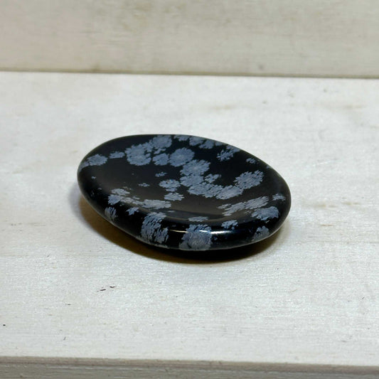 Snowflake Obsidian Comfort Stone