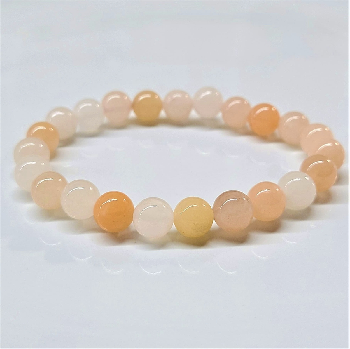 Pink Aventurine Round Bead Bracelet - Compassionate Renewal