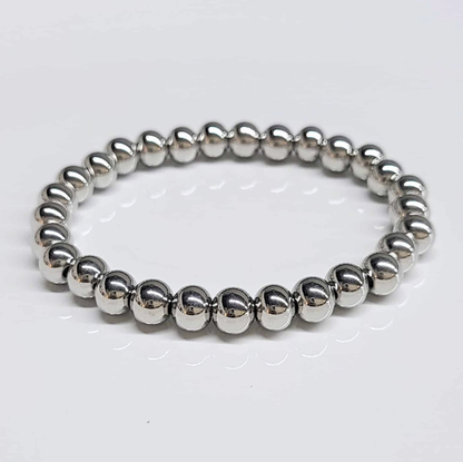 Stainless Steel Round Bead Bracelet - Style Pop