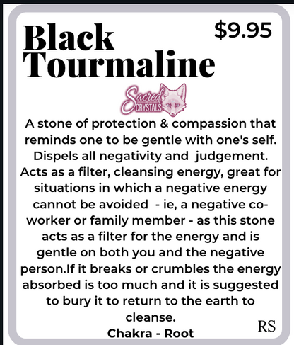 Rough Black Tourmaline – Raw Stone from India