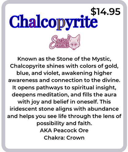 Rough Chalcopyrite – Raw Stone from Mexico