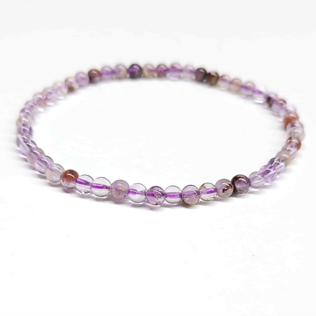 Super 7 Round Bead Bracelet - Spiritual Expansion