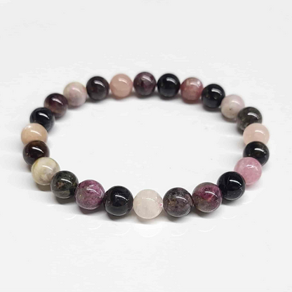 Multi-Tourmaline Round Bead Bracelet - Lightness of Being