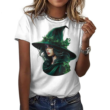 Green Witch Cotton T-Shirt