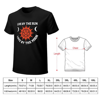 Live By The Sun Love By The Moon Men's T-shirt