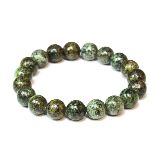 African Turquoise Round Bead Bracelet - Evolutionary Growth