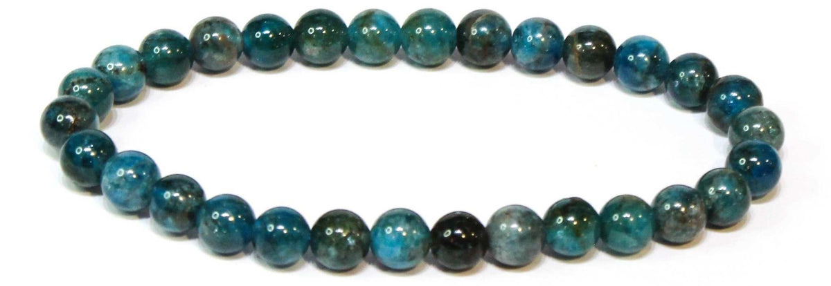 Apatite Round Bead Bracelet - Motivated Progress