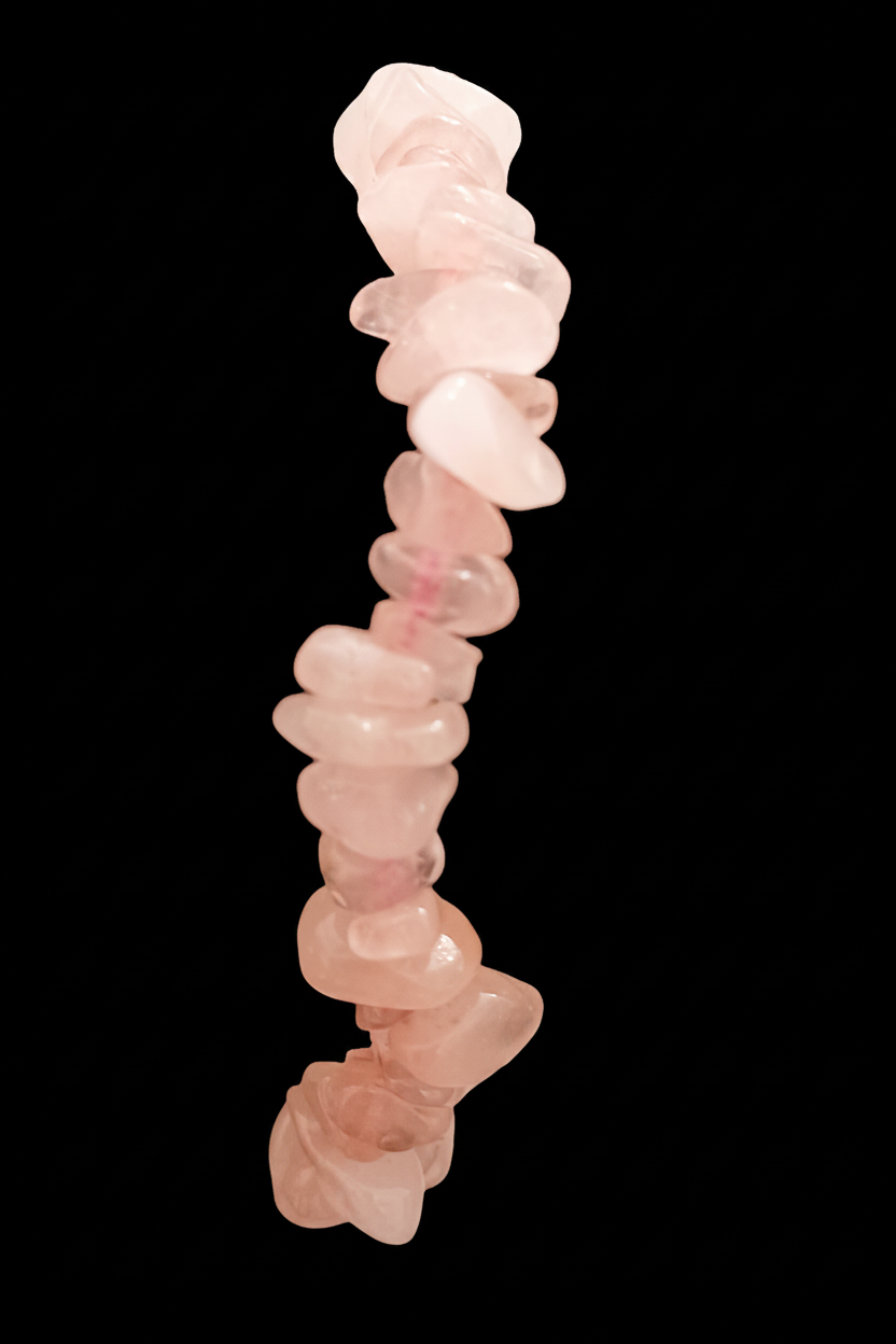 Rose Quartz Natural Stone Stretch Bracelet