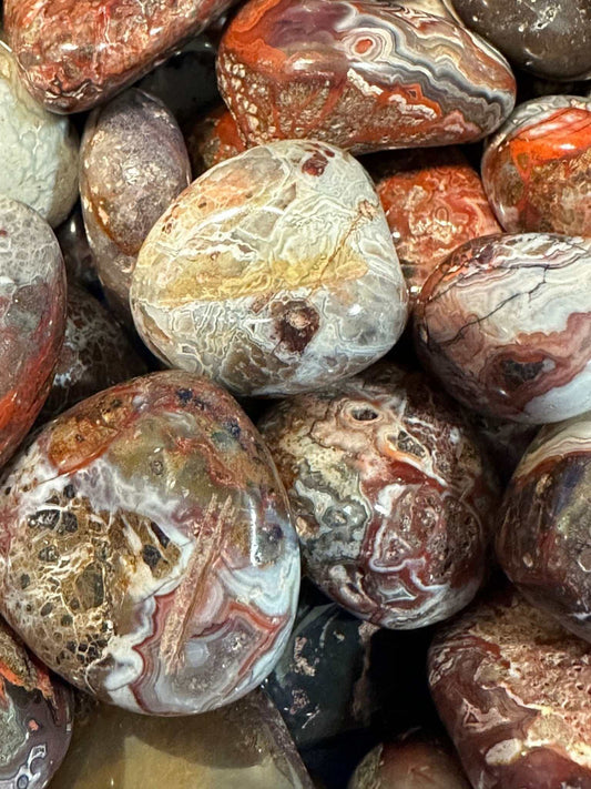 Crazy Lace Agate Tumbled Stone