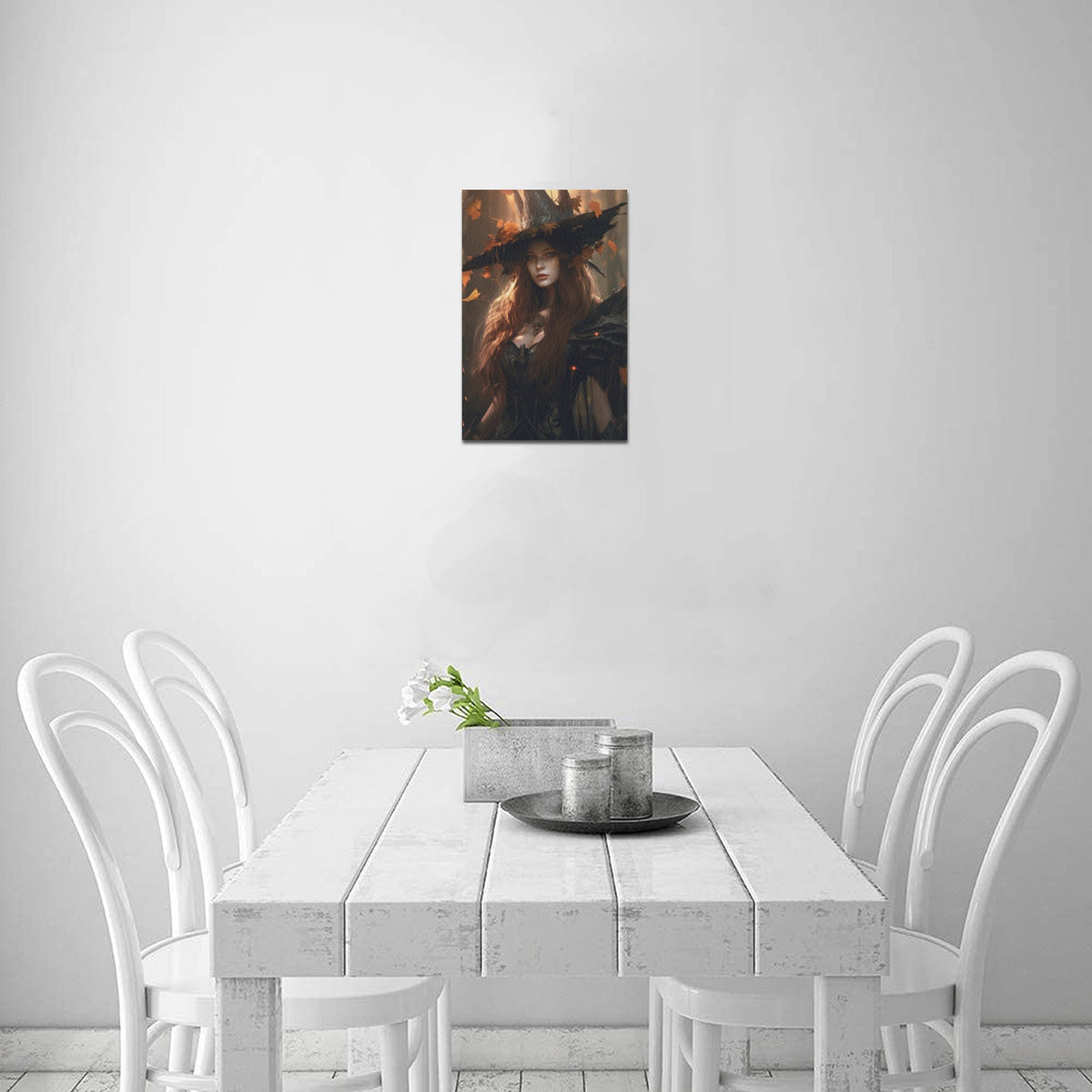 Witch Scene Canvas Print