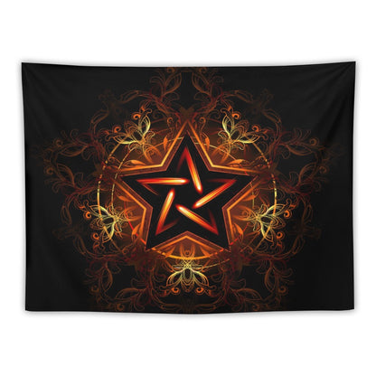 Five Point Star Super Soft Wall Tapestry