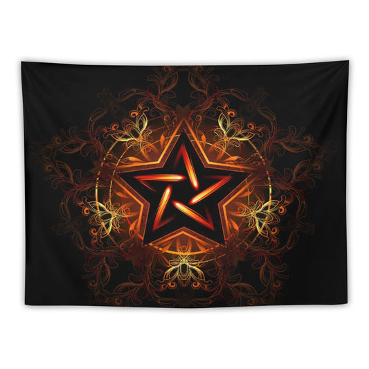 Five Point Star Super Soft Wall Tapestry
