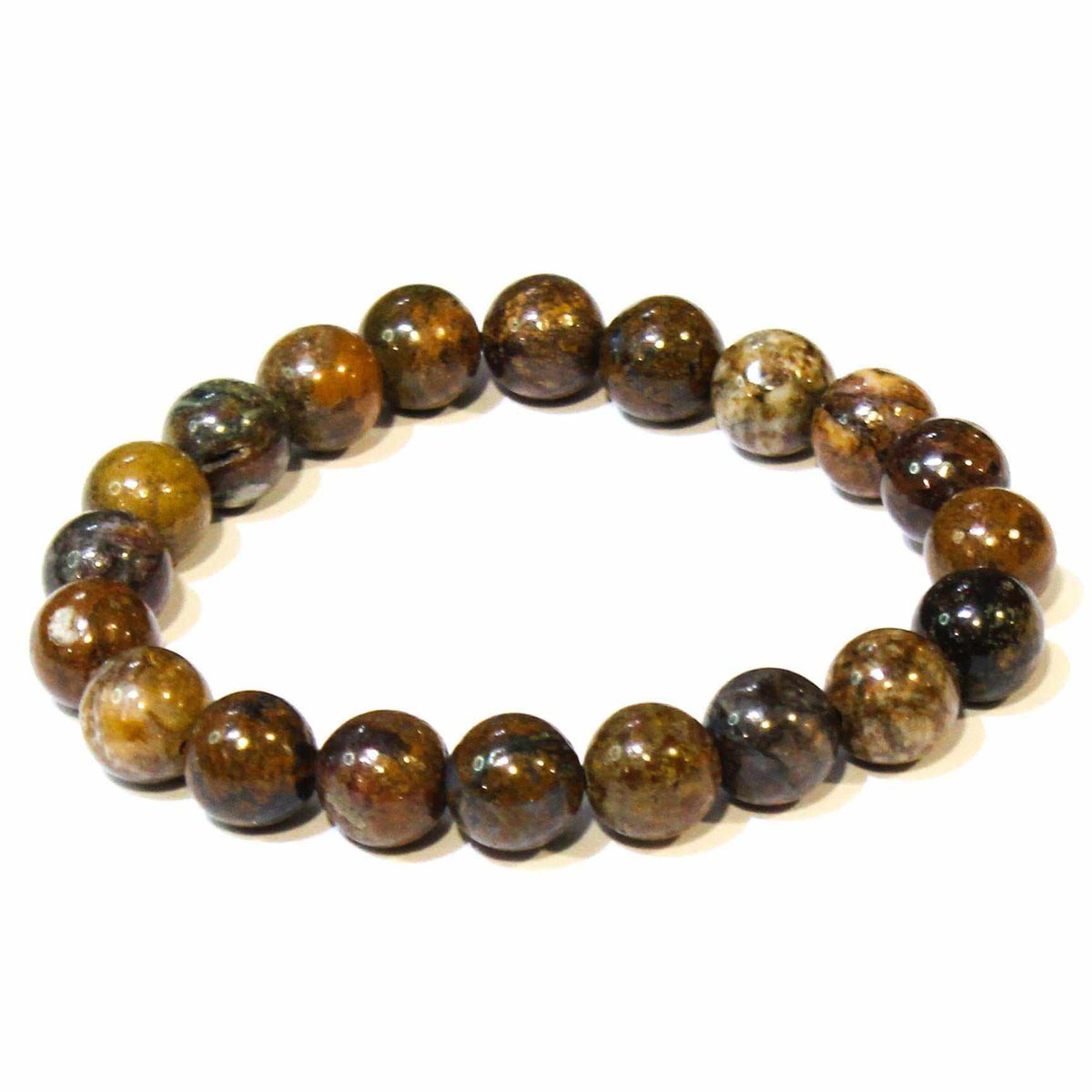 Pietersite Round Bead Bracelet - Strong Leadership
